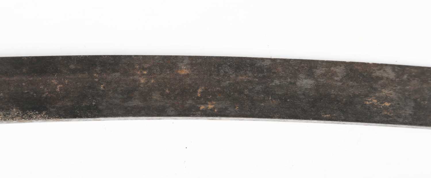 An early 19th century officer's dress sword, possibly of American origin, with curved single-edged - Image 15 of 21