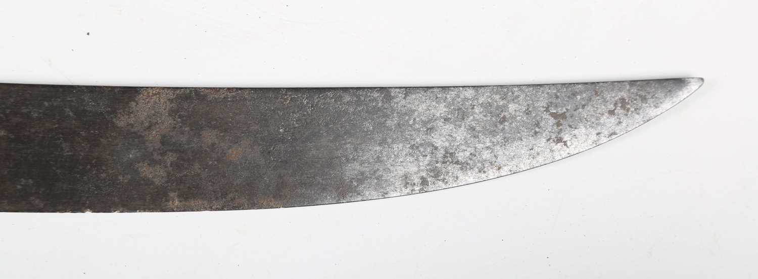 An early 19th century officer's dress sword, possibly of American origin, with curved single-edged - Image 10 of 21