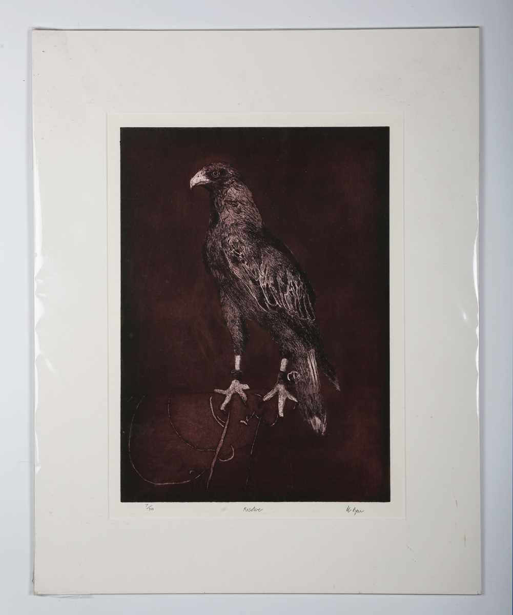 Mark Ryan – ‘Resolve’, 21st century etching with aquatint, signed, titled and editioned 7/9 in - Image 2 of 11