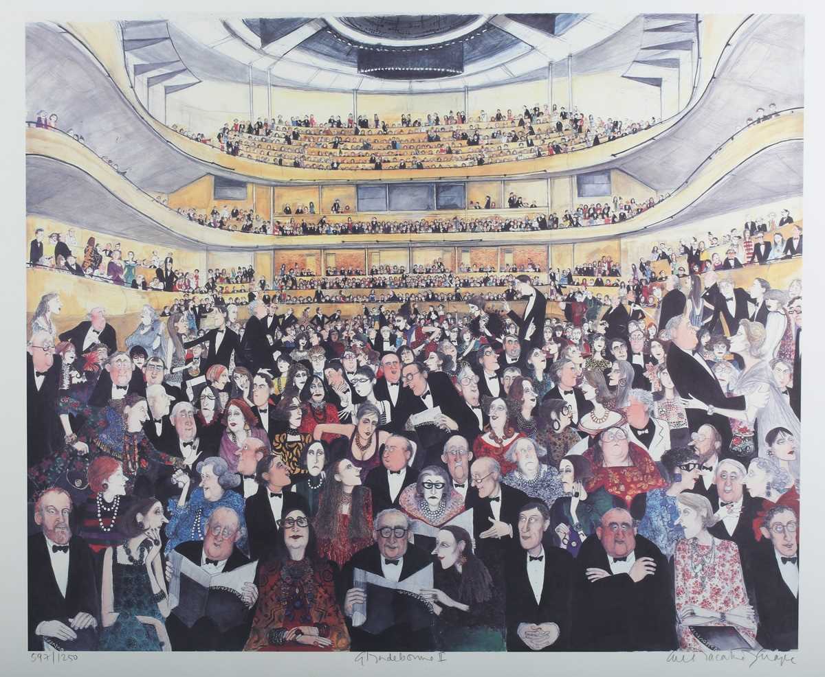 Sue Macartney-Snape – ‘Centre Court’, 20th century colour print, signed, titled and editioned 359/ - Image 7 of 18