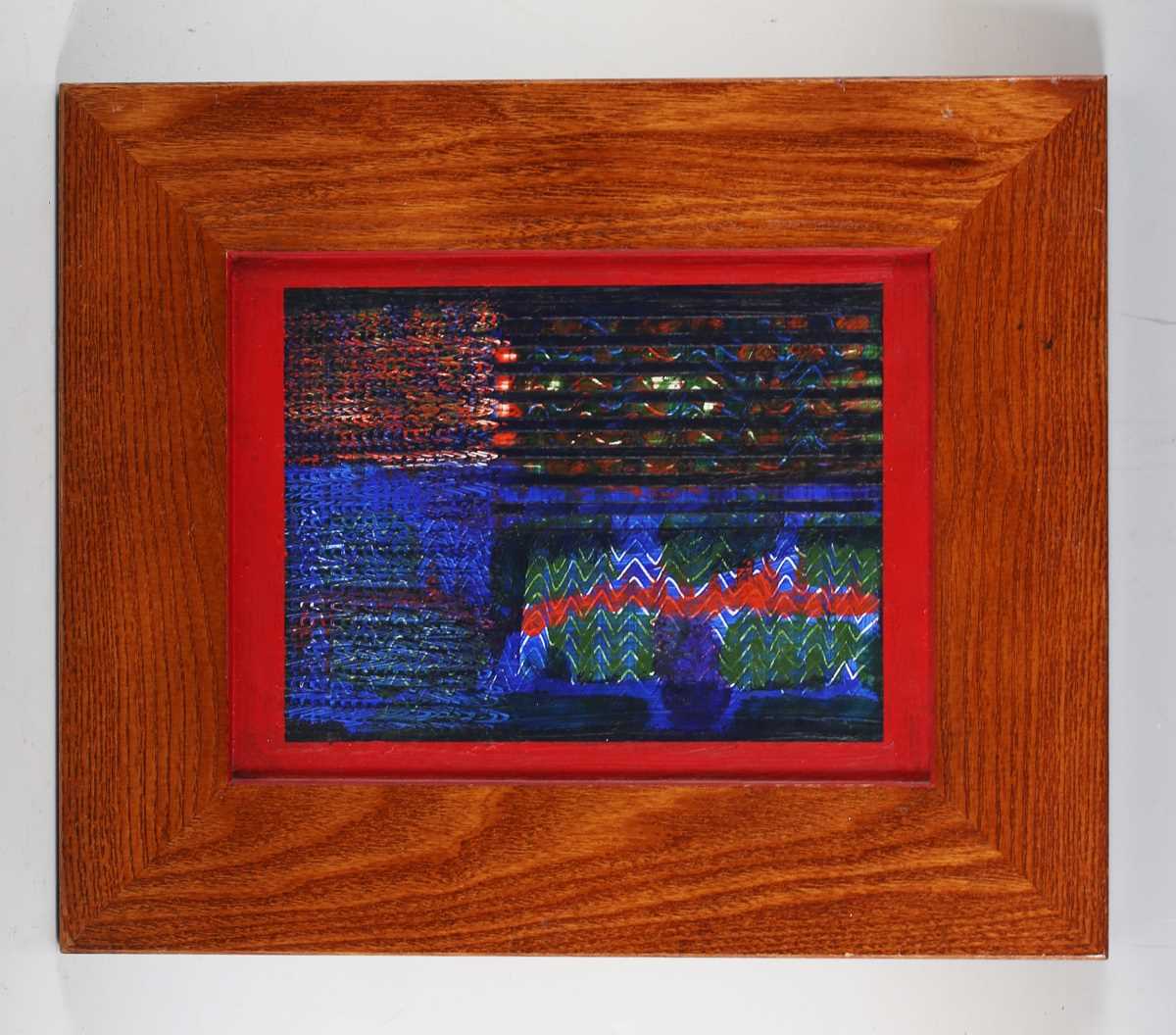 Theodore Mendez - Abstract Composition, mixed media on panel, signed and dated 1993 verso, 18cm x - Image 2 of 17