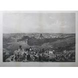 Charles Mottram, after Henry Courtney Selous – ‘Jerusalem in Her Fall’, etching with engraving,