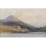 Samuel Bough – Highland Landscape, 19th century watercolour, signed, 22cm x 35cm, within a gilt