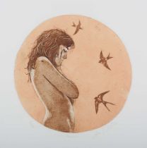 Ana Matias – ‘Home’, 21st century etching with aquatint, signed, titled and editioned 6/10 in