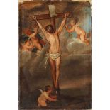 After Anthony van Dyck – The Crucified Christ attended by Angels collecting His Blood in Chalices,