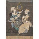 Sayer & Bennett (publishers) – ‘The Pretty Milleners’, mezzotint with later hand-colouring,
