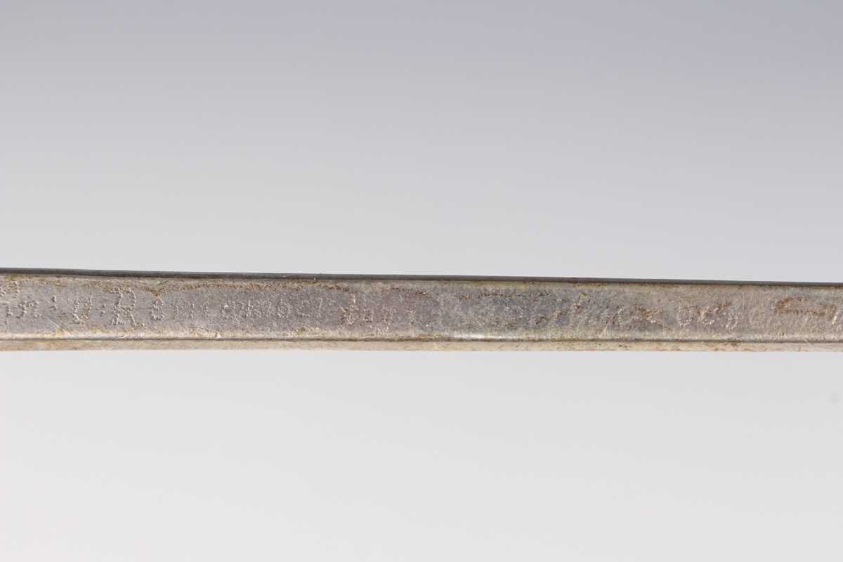 A mid-17th century provincial silver seal top spoon, probably West Country, with fig shaped bowl, - Image 4 of 7