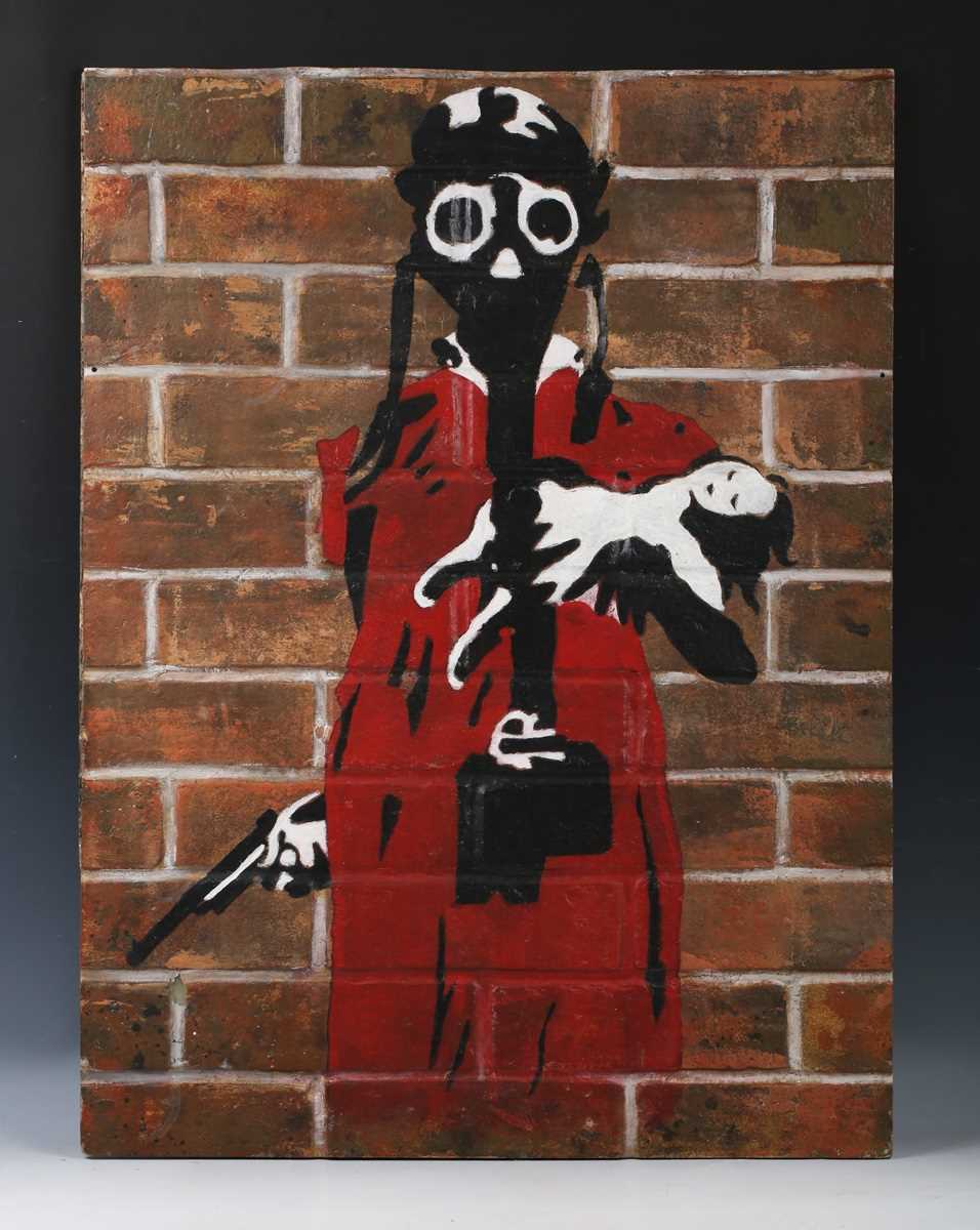 Derick Piper, after Banksy – Rude Copper, 21st century acrylic on fiberglass construction, signed - Image 8 of 9
