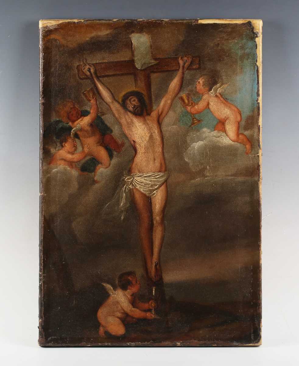 After Anthony van Dyck – The Crucified Christ attended by Angels collecting His Blood in Chalices, - Bild 2 aus 4