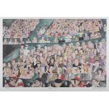 Sue Macartney-Snape – ‘Centre Court’, 20th century colour print, signed, titled and editioned 359/