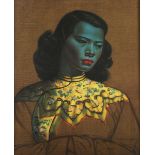 Vladimir Griegorov Tretchikoff – Chinese Girl (The Green Lady), mid-20th century colour print,