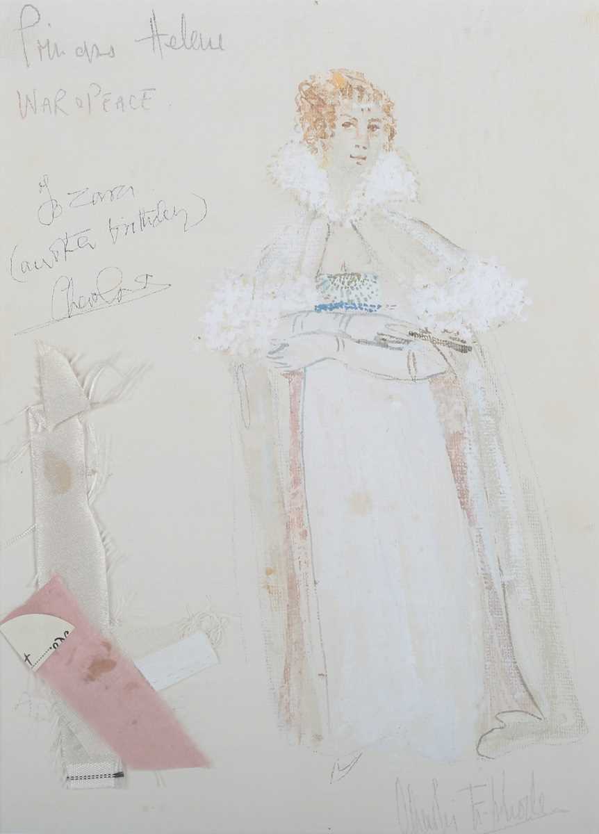 Charles Knode – Countess Rastova and Princess Helene (Costume Designs for War and Peace), a pair - Image 6 of 10