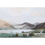 Don Mickelthwaite – Lake District Views, a pair of 20th century watercolours, both signed recto with