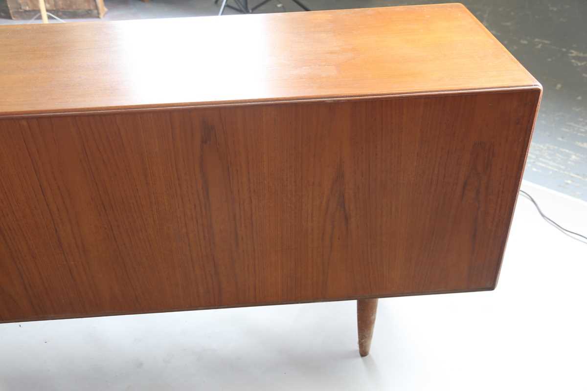 A mid-20th century Danish teak sideboard, in the manner of Bernard Pedersen & Son, fitted with two - Image 10 of 12