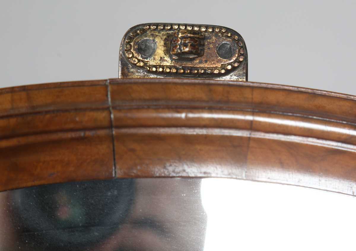 A mid-Victorian burr walnut kneehole dressing table, fitted with a swing mirror above an arrangement - Image 5 of 13