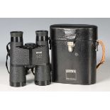 A pair of Zeiss 10 x 40 B binoculars, cased.