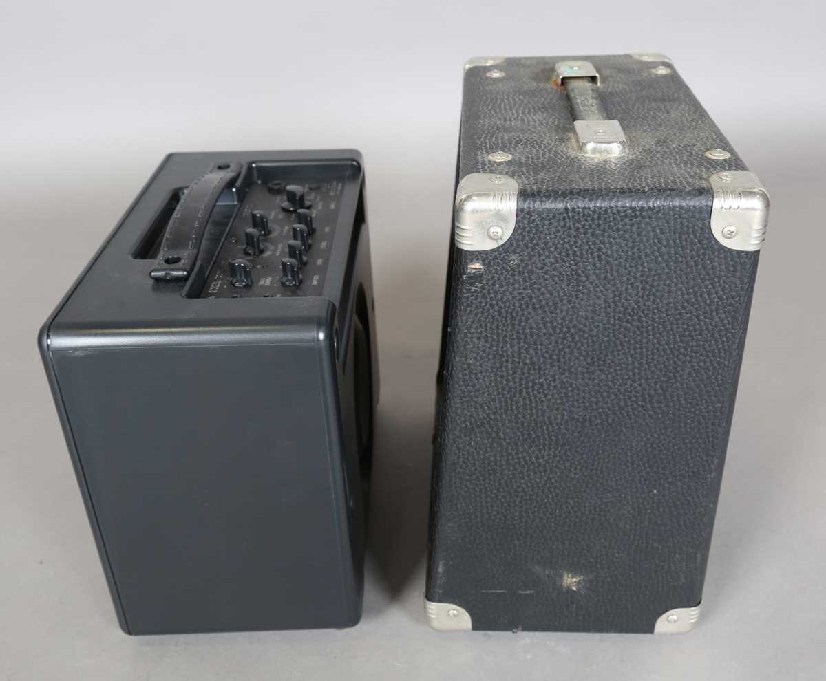 A First Act MA215 bass amplifier, width 33cm, and a Vox VX-1 modelling guitar amplifier. - Image 10 of 10