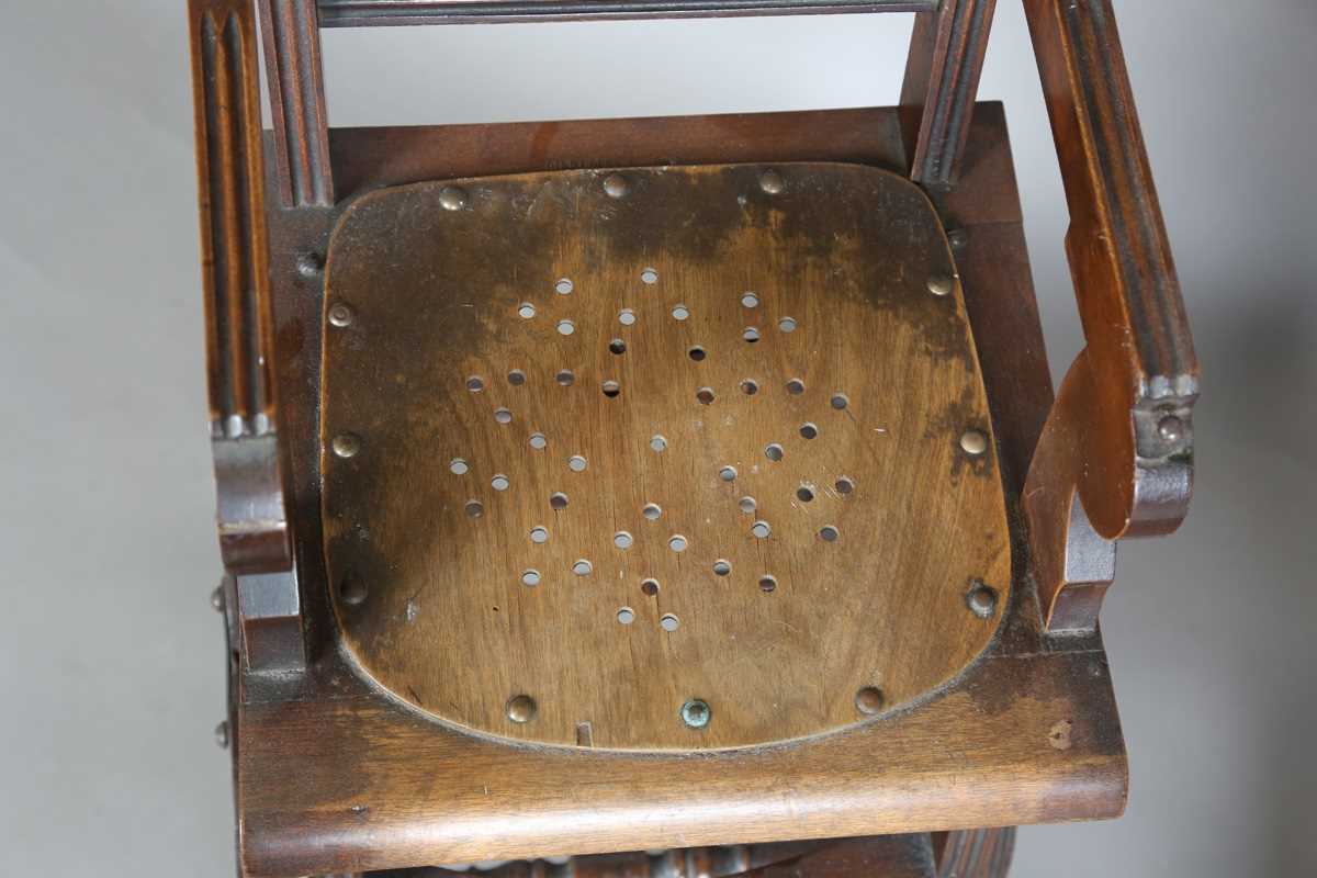 A 19th century child’s beech and elm Windsor chair, on turned legs united by stretchers, height - Image 9 of 17