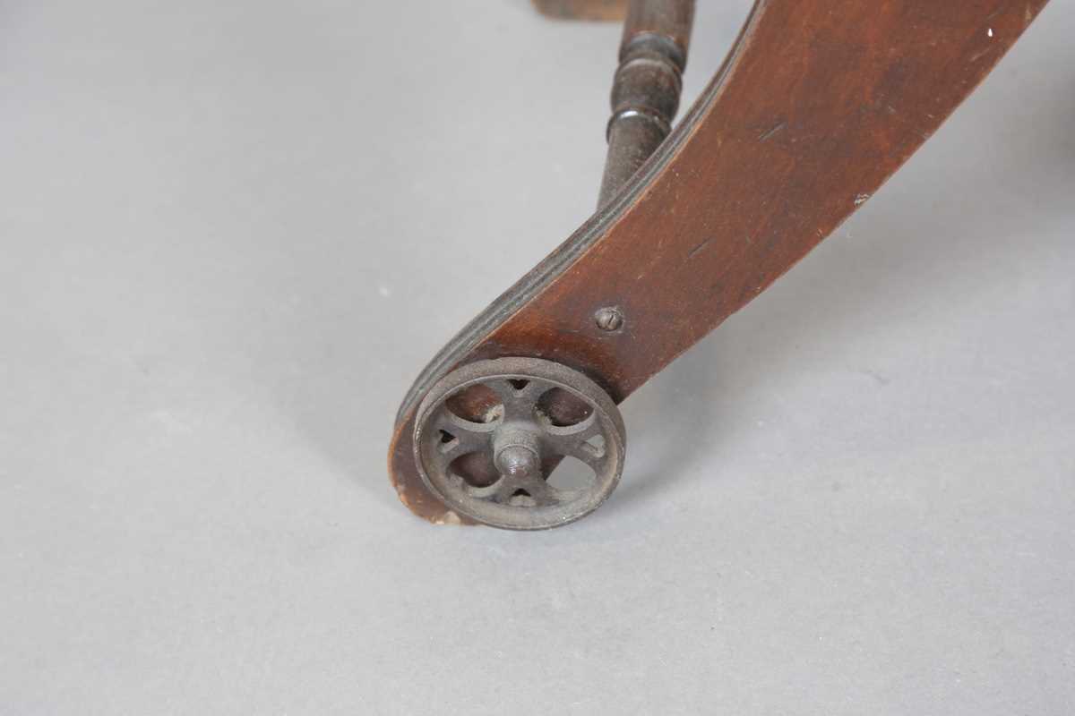 A 19th century child’s beech and elm Windsor chair, on turned legs united by stretchers, height - Image 12 of 17