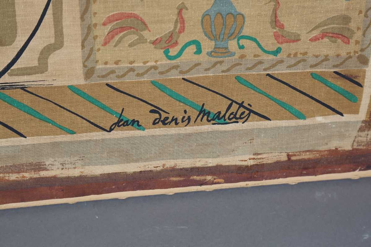 Jean-Denis Malclés - 'Le Marche aux Puces', silk screen print, 104cm x 150cm (faults). - Bild 9 aus 12