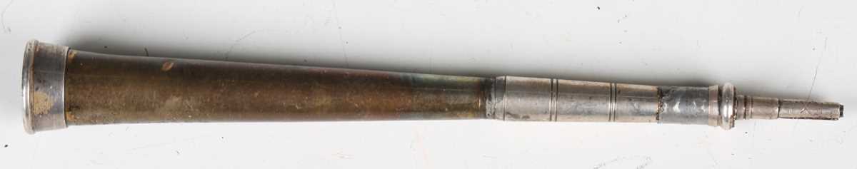 An early 20th century novelty dip pen in the form of an umbrella and top hat, length 11.5cm, - Bild 17 aus 20