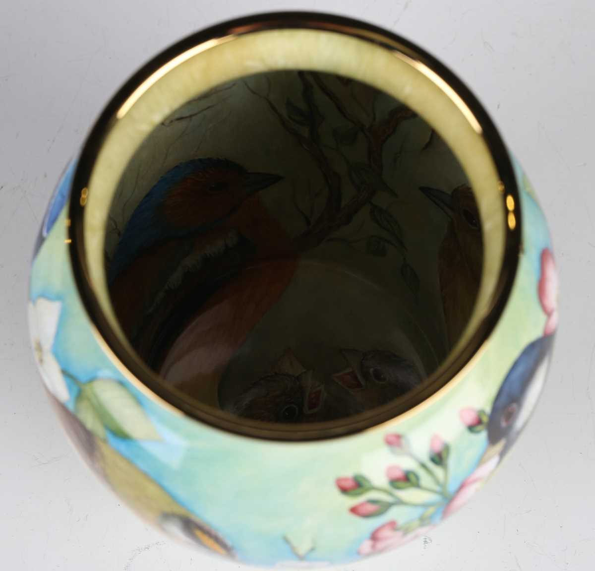 A limited edition Elliot Hall Enamels Prestige Ombersley vase, circa 2007, painted by the - Image 20 of 28