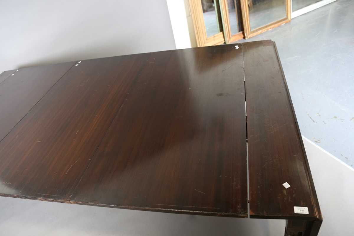 A Regency mahogany concertina-action extending dining table, in the manner of Wilkinson of - Image 11 of 16