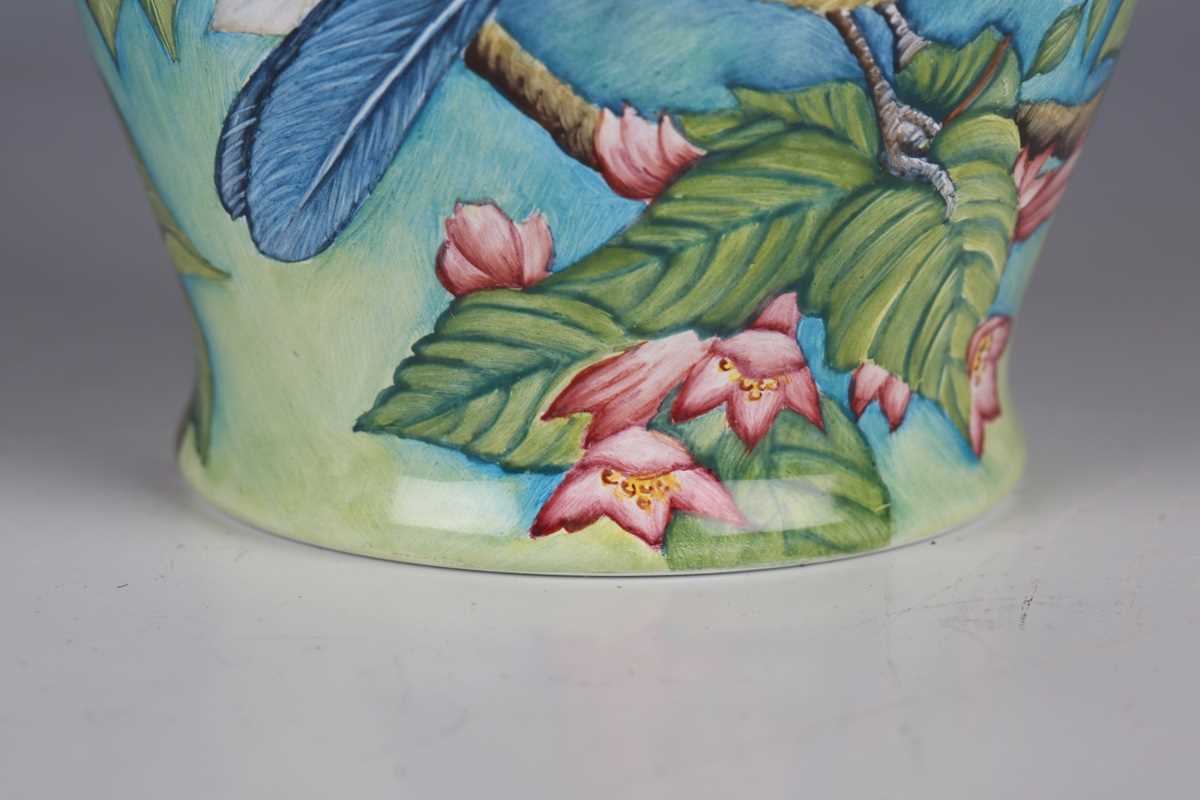 A limited edition Elliot Hall Enamels Prestige Ombersley vase, circa 2007, painted by the - Image 15 of 28