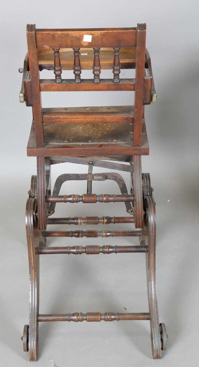 A 19th century child’s beech and elm Windsor chair, on turned legs united by stretchers, height - Image 14 of 17