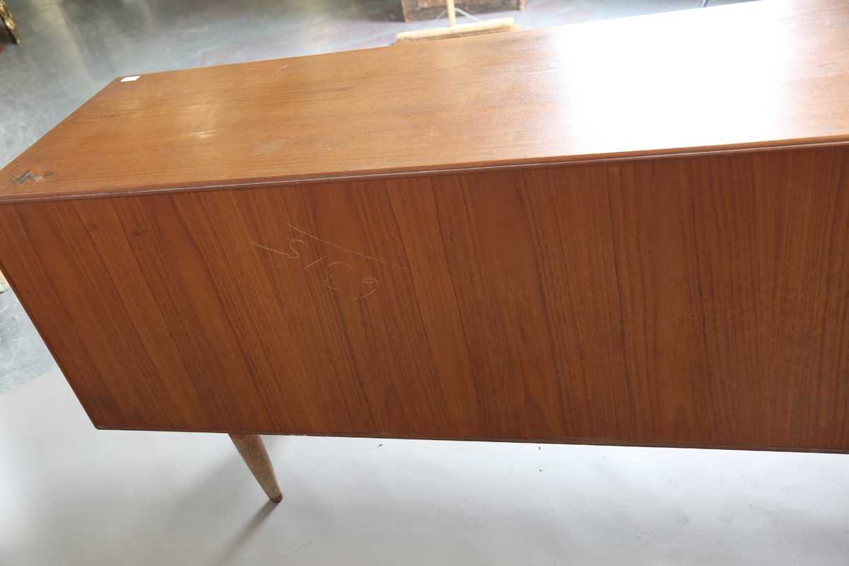 A mid-20th century Danish teak sideboard, in the manner of Bernard Pedersen & Son, fitted with two - Image 11 of 12