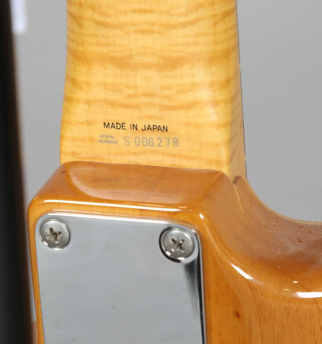 A Fender Stratocaster MIJ electric guitar, serial No. 5006278 (surface cracks to varnish). - Image 9 of 10