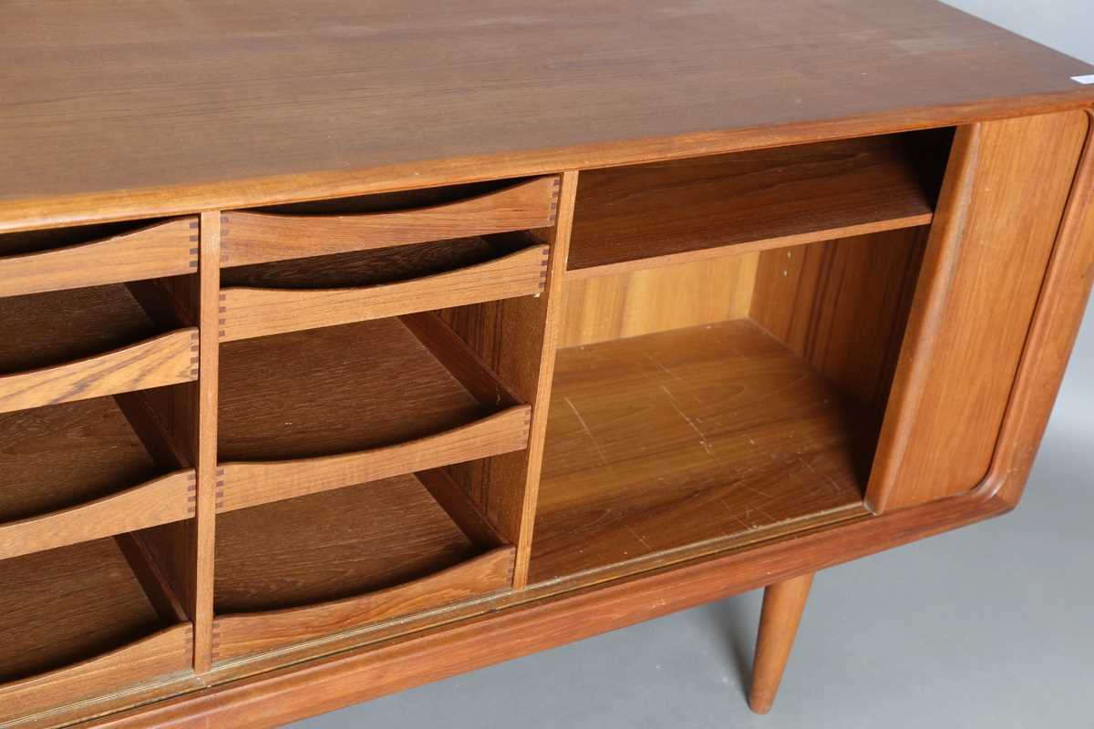 A mid-20th century Danish teak sideboard, in the manner of Bernard Pedersen & Son, fitted with two - Image 5 of 12