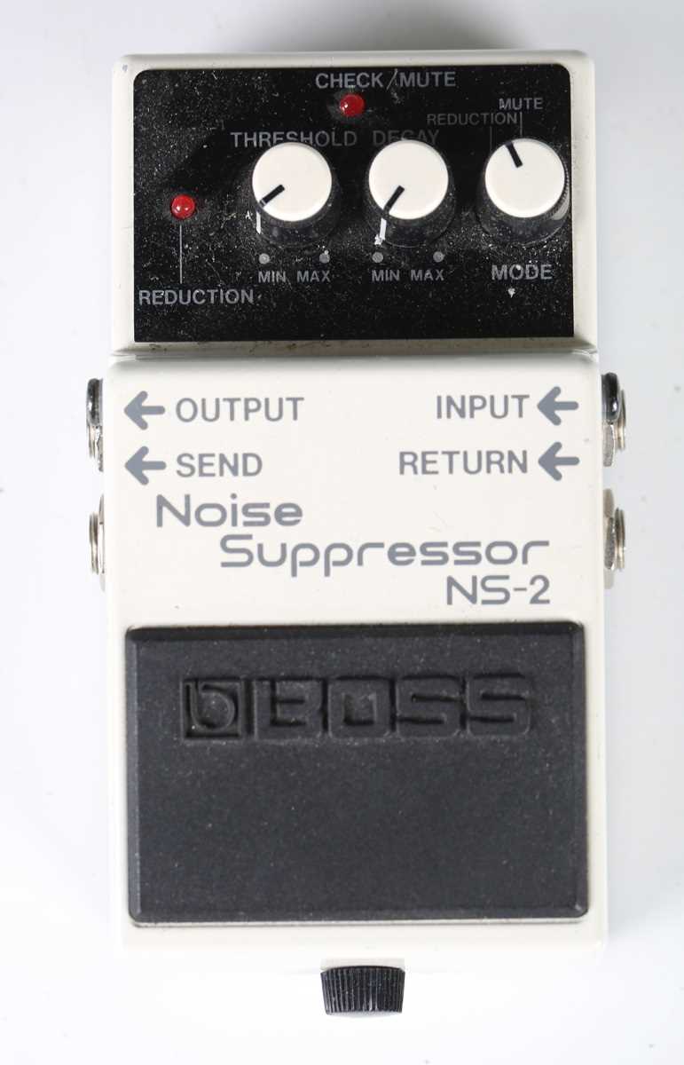 A Boss BD-2 Blues Driver guitar effects pedal, a Boss NS-2 Noise Suppressor and a Boss PN-2 - Image 2 of 6