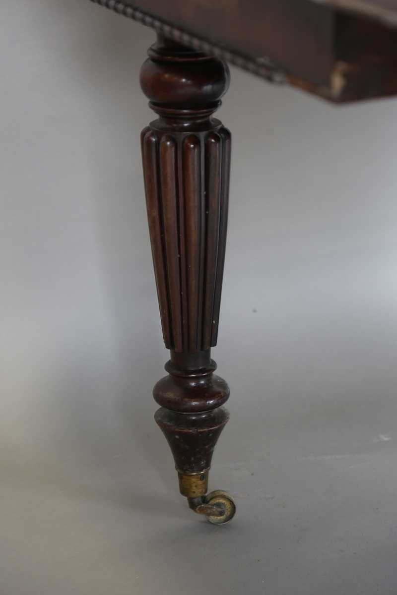 A William IV mahogany pull-out extending dining table, in the manner of Gillows of Lancaster, the - Image 12 of 13
