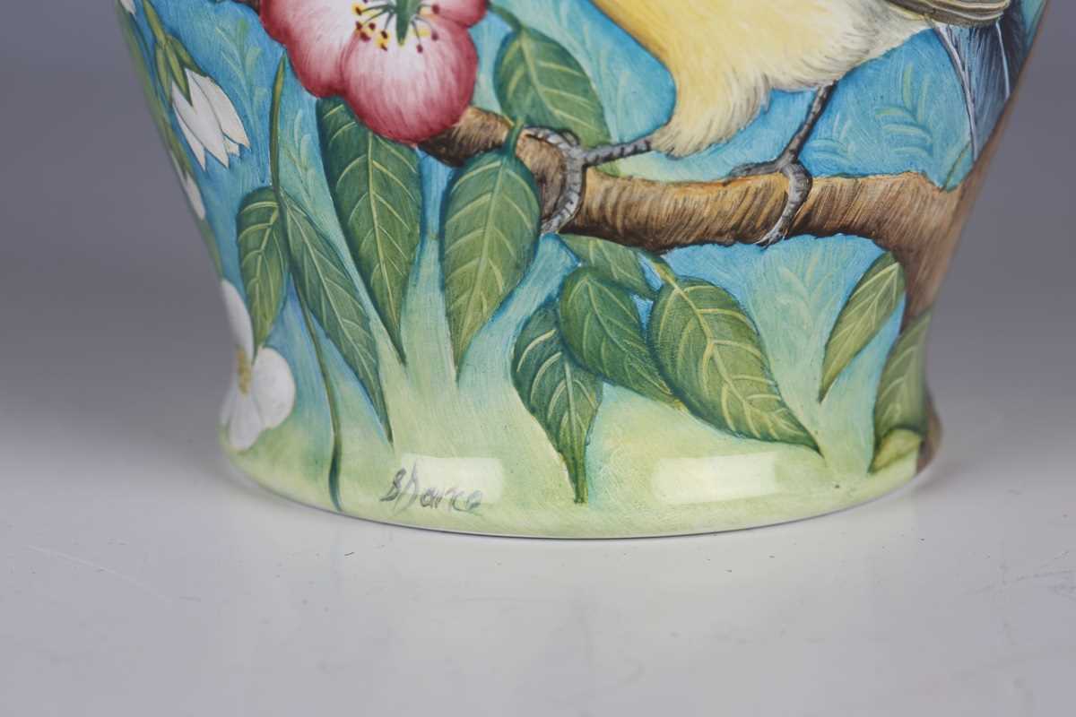 A limited edition Elliot Hall Enamels Prestige Ombersley vase, circa 2007, painted by the - Image 4 of 28