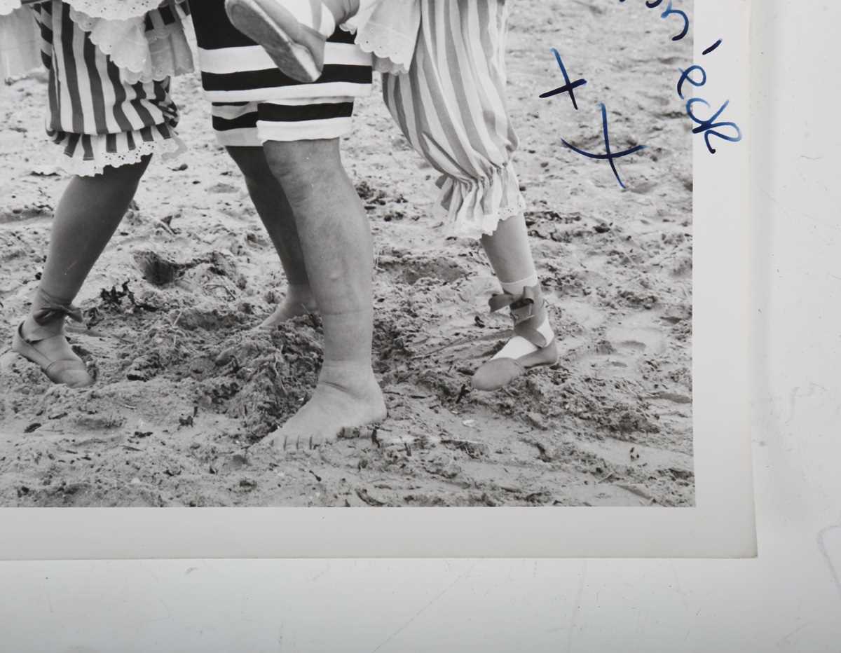 AUTOGRAPH. An autographed black and white oversized photograph signed and inscribed by Les Dawson, - Image 8 of 10