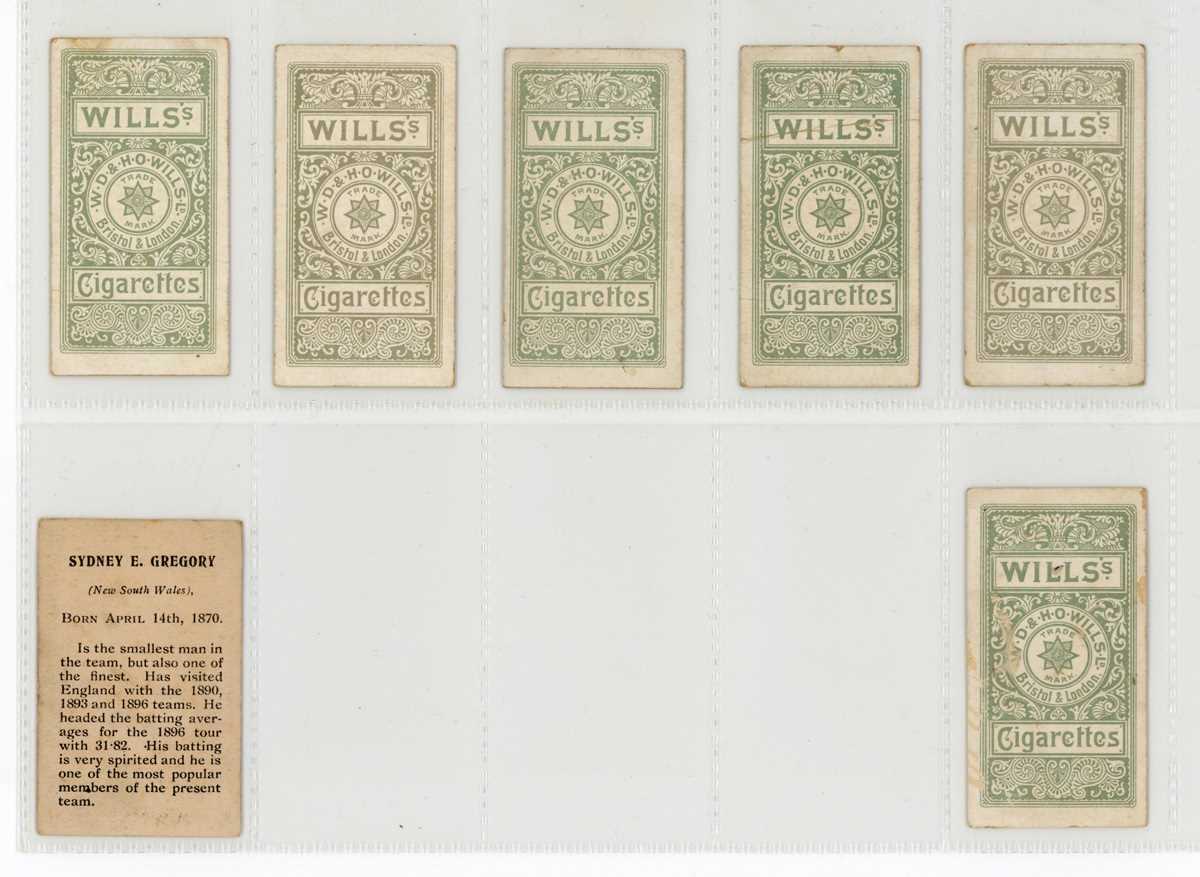 A set of 50 Wills 'Cricketers Series' cigarette cards circa 1901, together with 16 Wills ‘ - Image 15 of 19