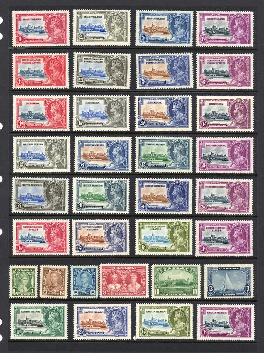 British Commonwealth omnibus stamps in three albums, mint issues with 1935 Silver Jubilee (no - Bild 2 aus 5