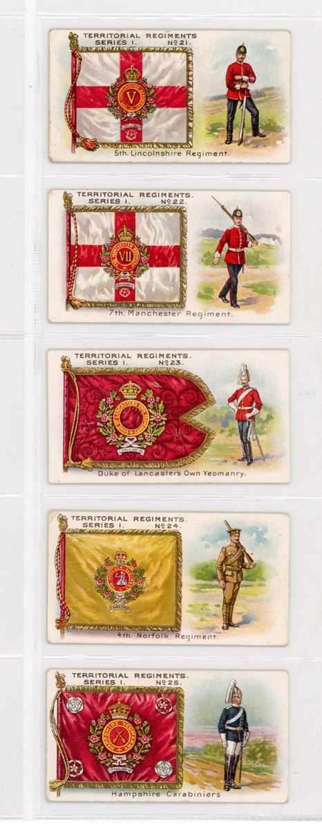 A set of 25 Taddy 'Territorial Regiments' cigarette cards circa 1908. - Bild 6 aus 7