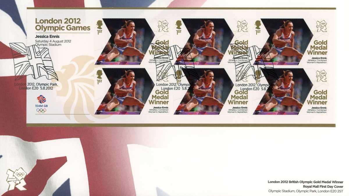 Great Britain London 2012 Winners first day cover collection including Para Olympics. - Bild 2 aus 5