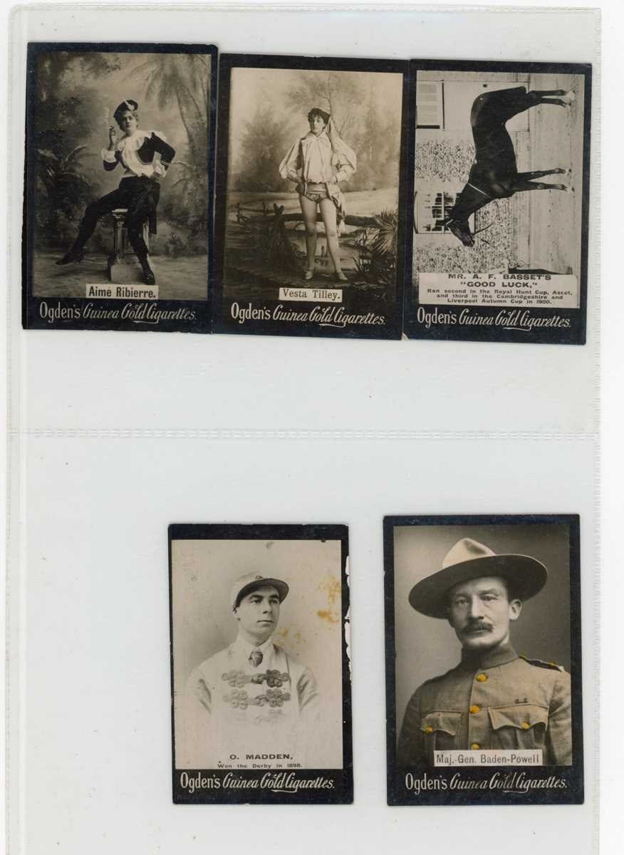 A collection of Ogdens cigarette cards in four albums and loose, all Tabs or Guinea Golds, including - Image 6 of 6