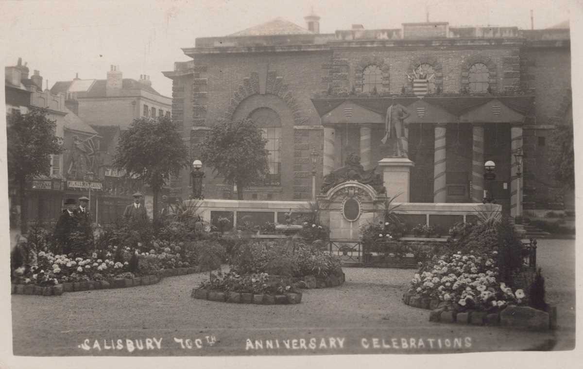 A collection of approximately 117 postcards of Wiltshire including photographic postcards titled ‘ - Image 4 of 10