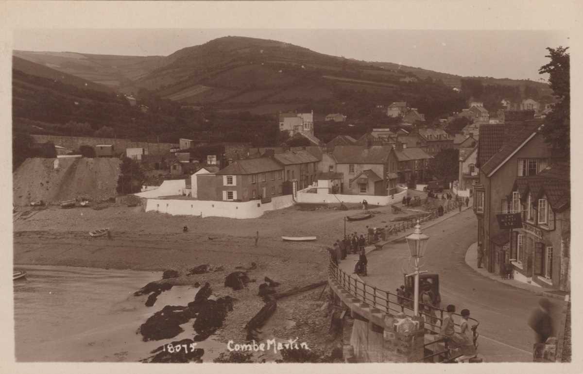 A collection of approximately 51 postcards of the village of Combe Martin in Devon, including - Image 10 of 13