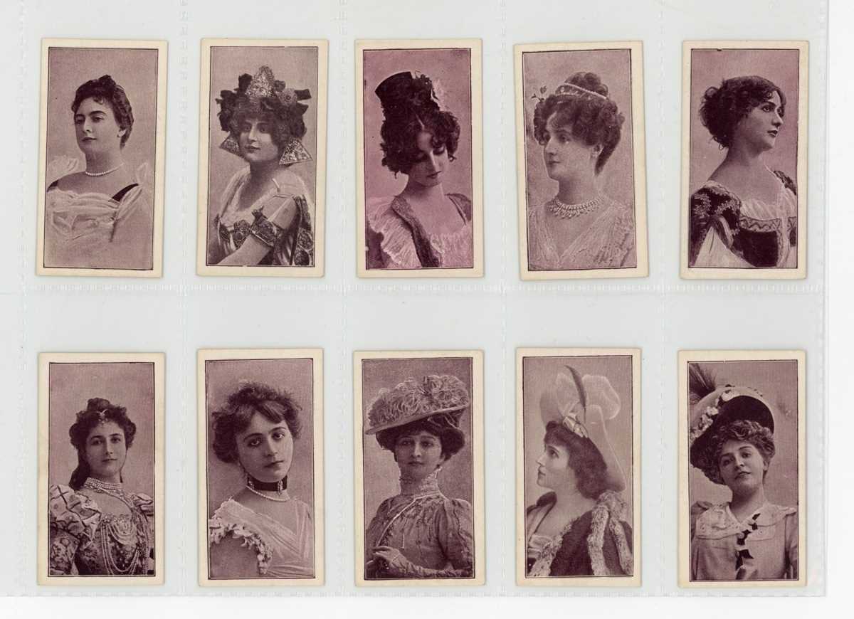 Two albums of cigarette cards, all beauties or actors and actresses, including 19 Albert Baker ‘ - Image 9 of 11