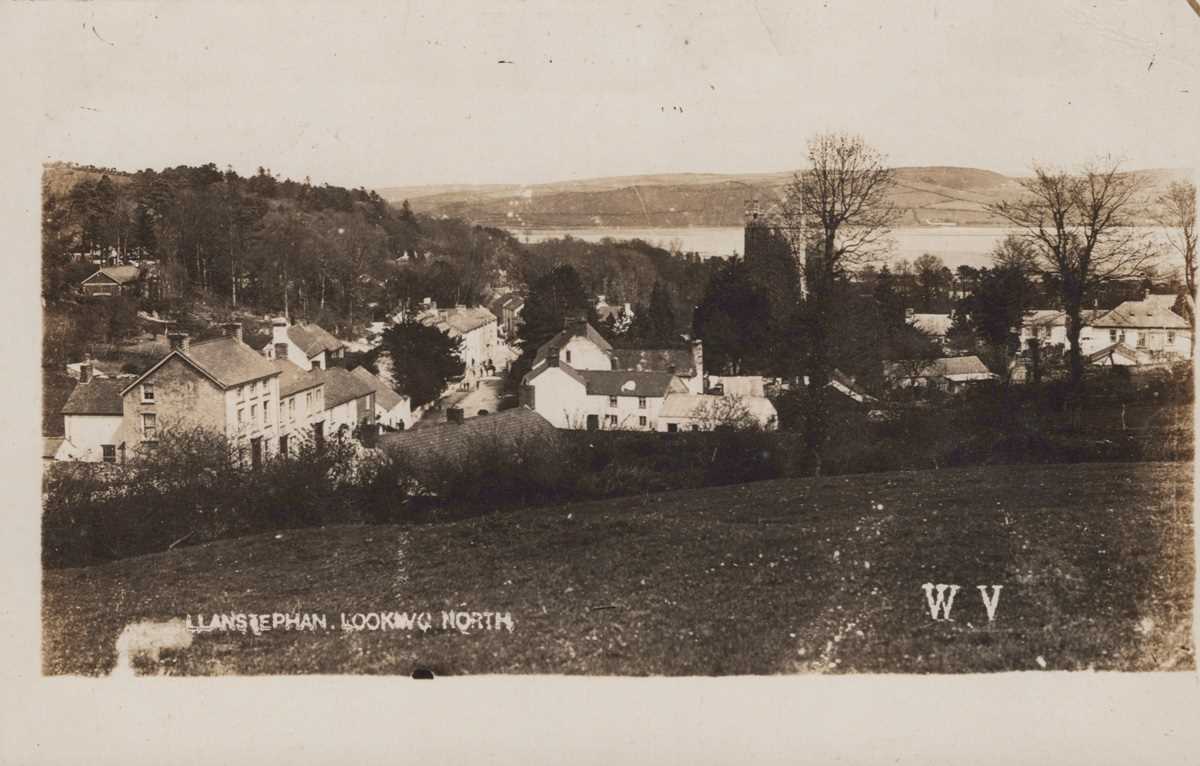 A collection of approximately 86 postcards of Wales, including photographic postcards titled ‘Six - Image 11 of 14