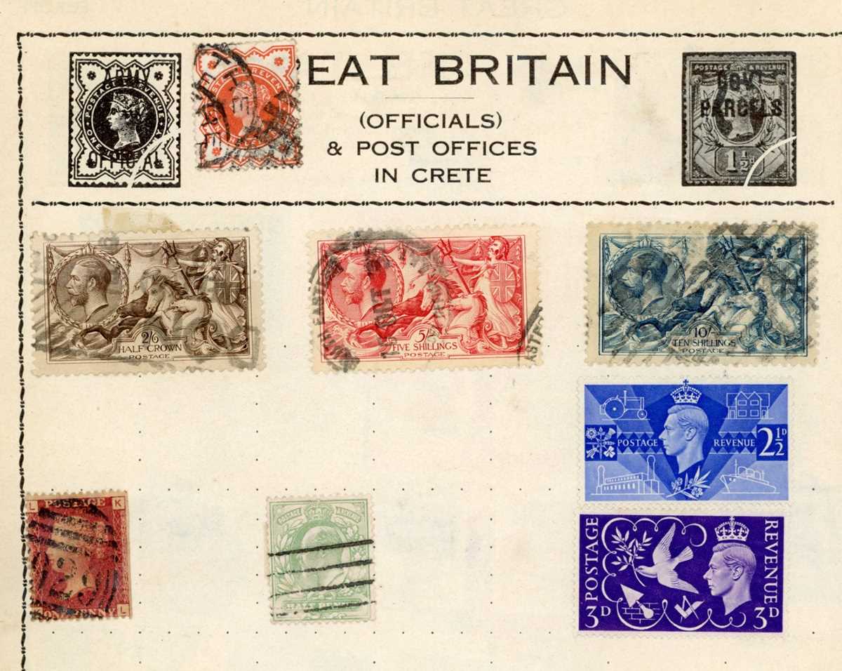 Victory album, containing world stamps, plus duplicate album with Great Britain 1840 1d black (two - Bild 4 aus 4