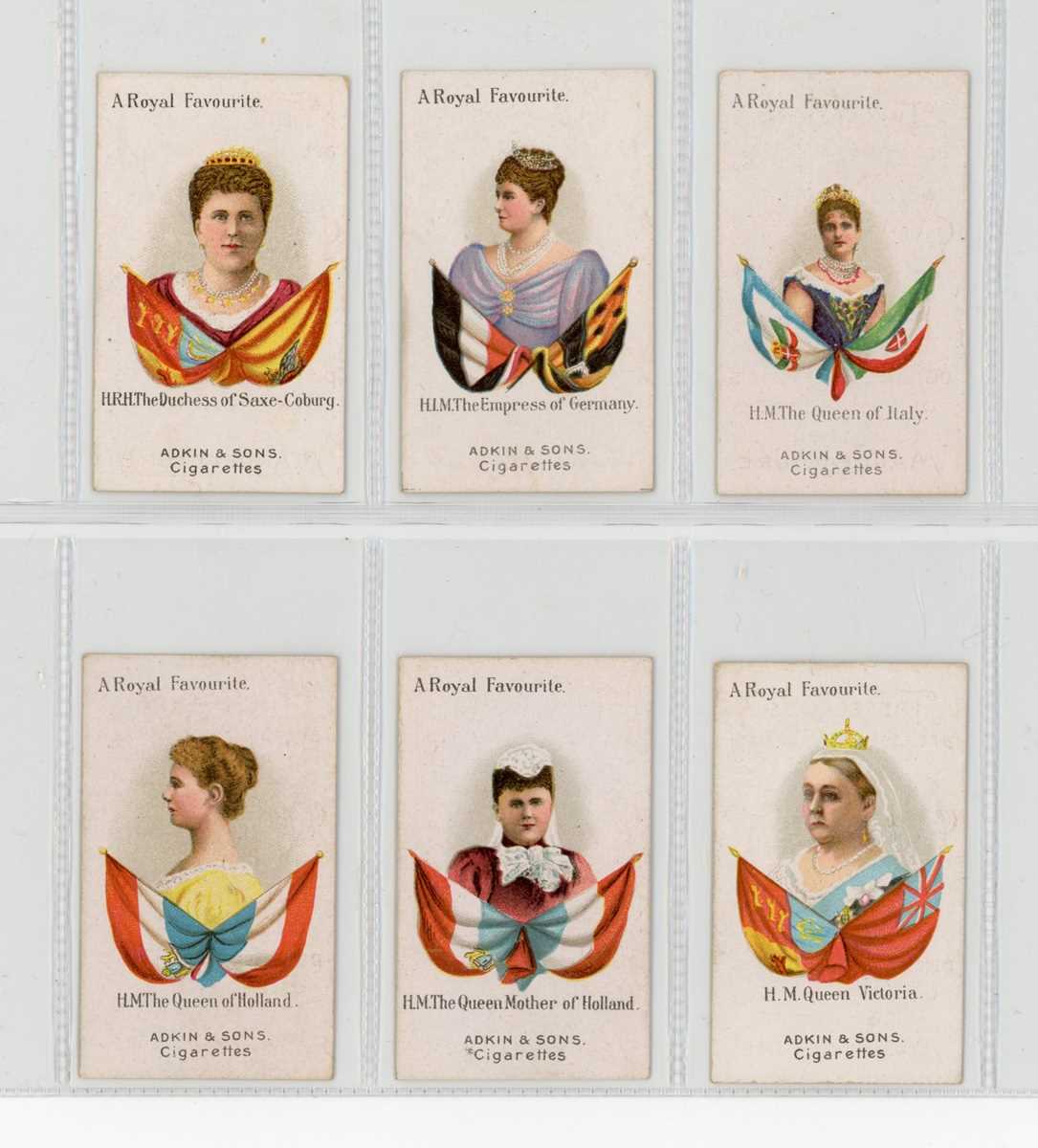 A collection of cigarette and trade cards in 13 albums including a set of 12 Adkin ‘A Royal - Bild 4 aus 11