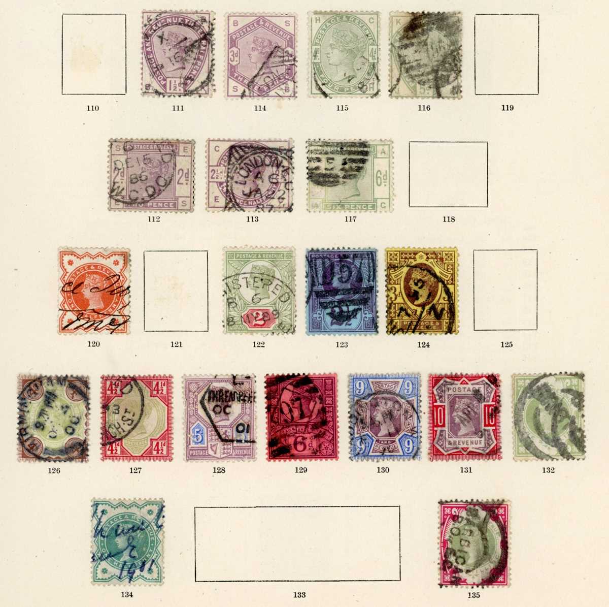 Stamp collection in two Imperial albums, three New Age albums, and one other Great Britain with 1840 - Image 7 of 11