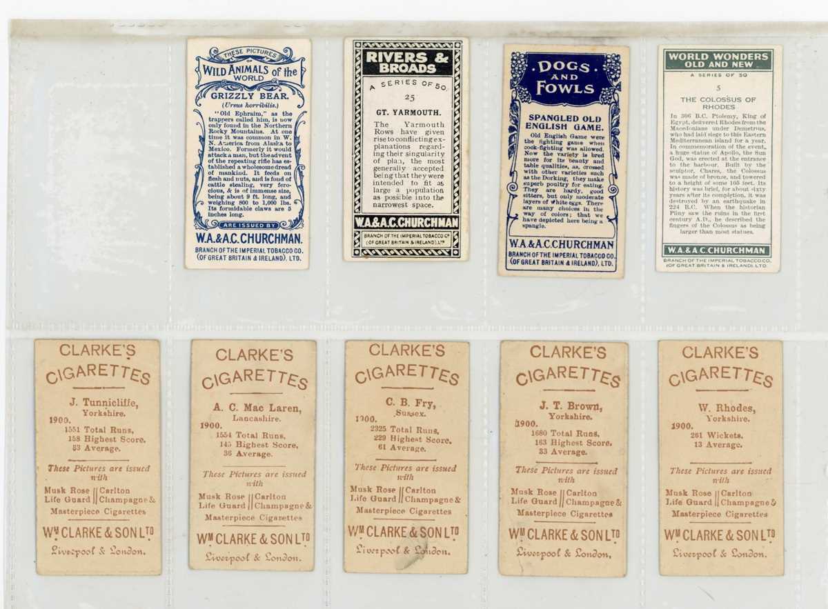 A collection of cigarette and trade cards in 14 albums, all odds, including 1 Pritchard & Burton ‘ - Image 4 of 7