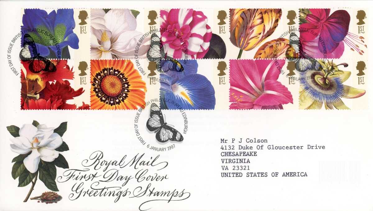 Great Britain stamp collection in albums with first day covers from 1966 to modern, year books - Image 6 of 9
